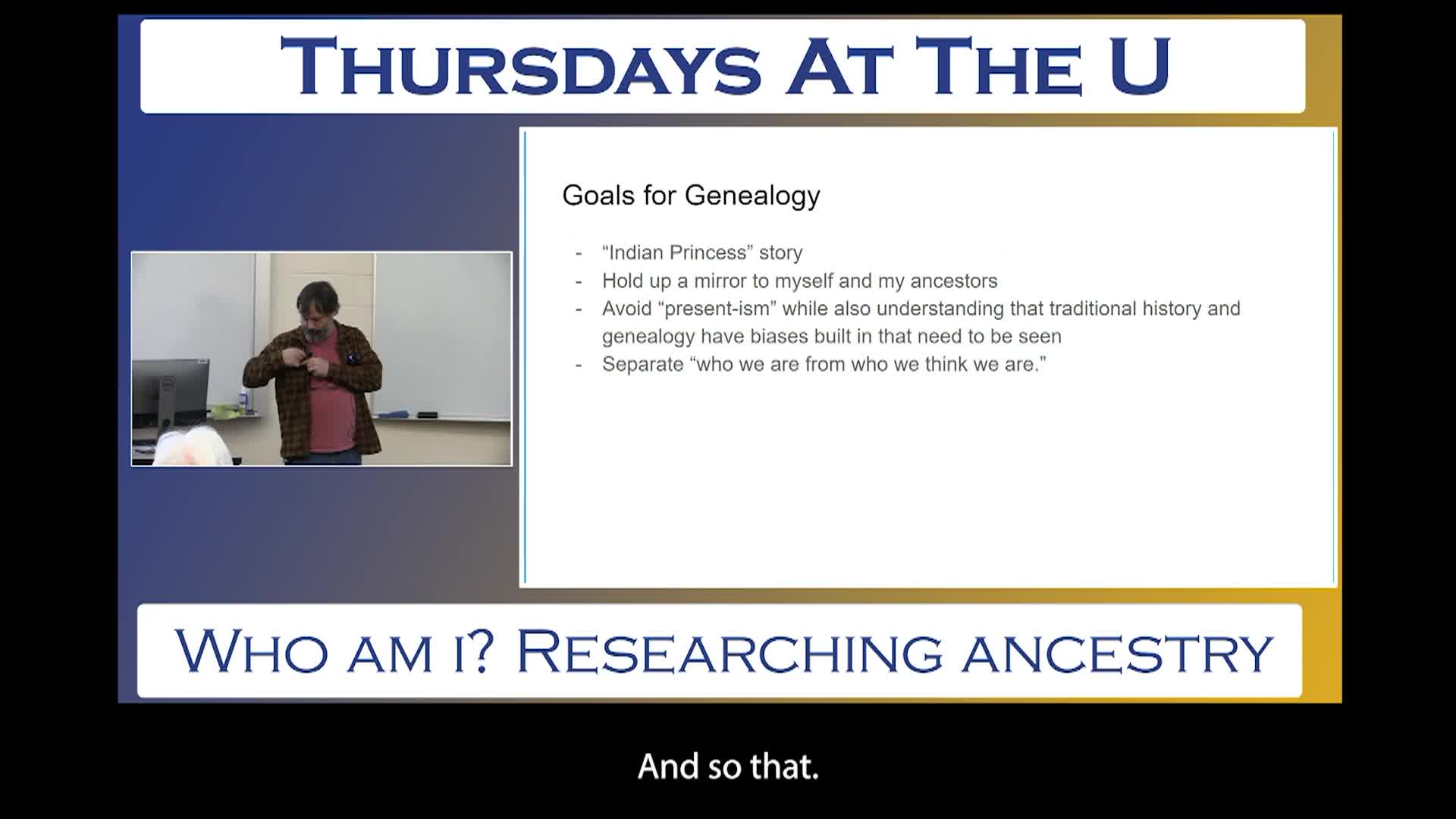 Thumbnail image for Thursdays at the U - 5-2-2024