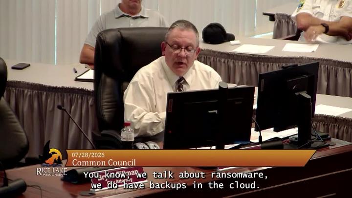 Thumbnail image for Rice Lake Common Council - July 28, 2026