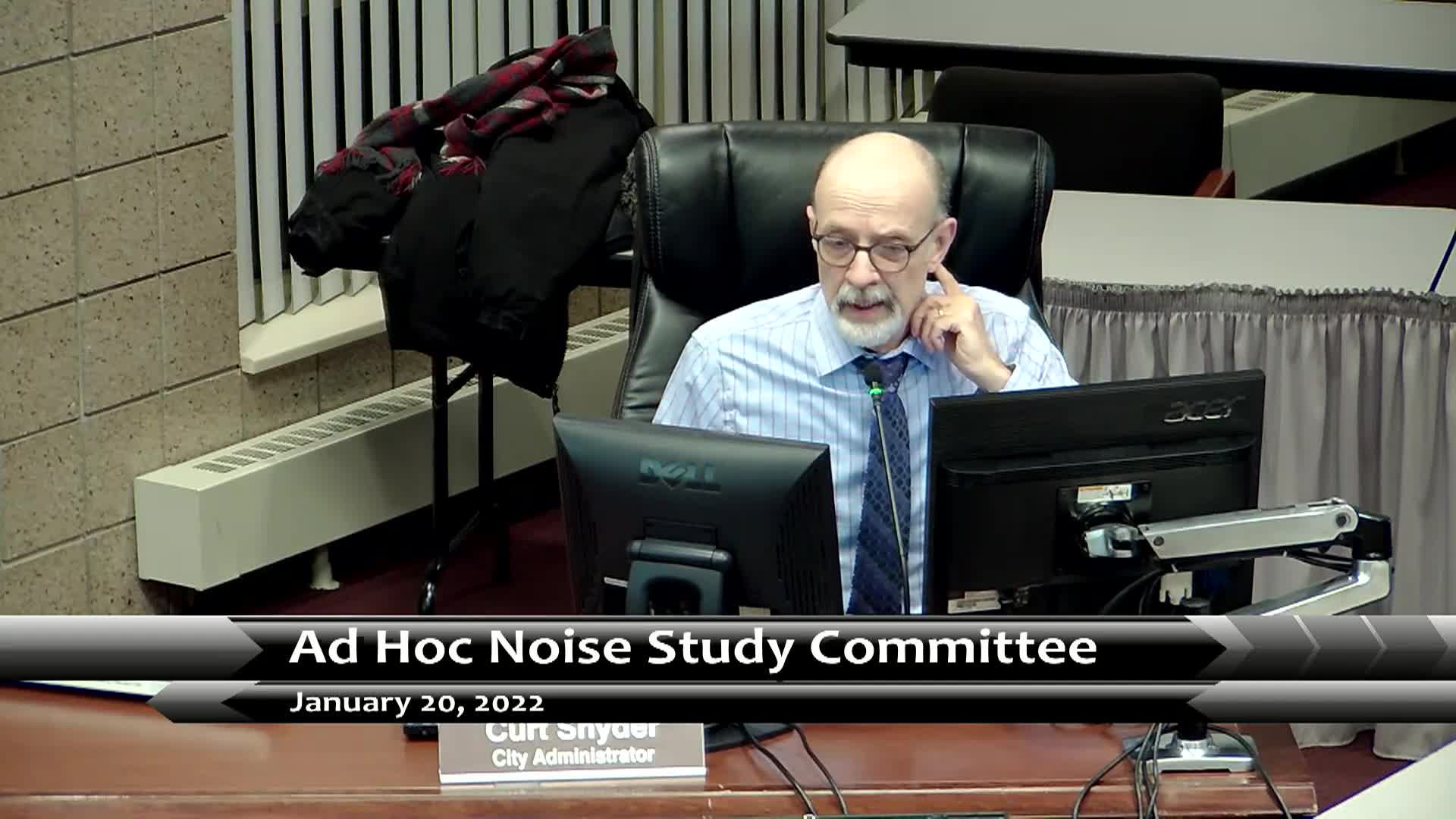 Thumbnail image for Ad Hoc Noise Study Committee - 1-20-2022
