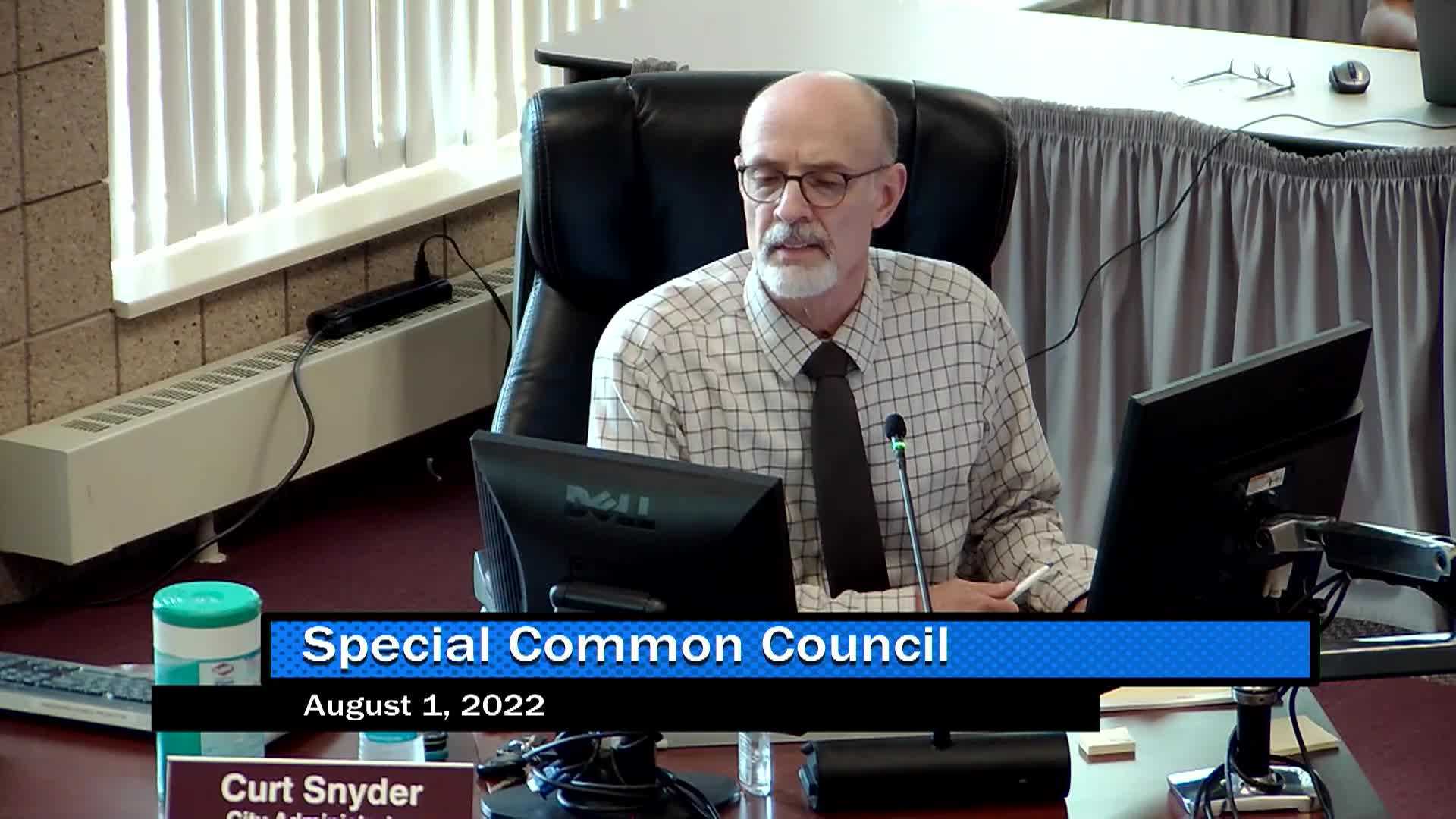 Thumbnail image for Special Common Council - 8-1-2022