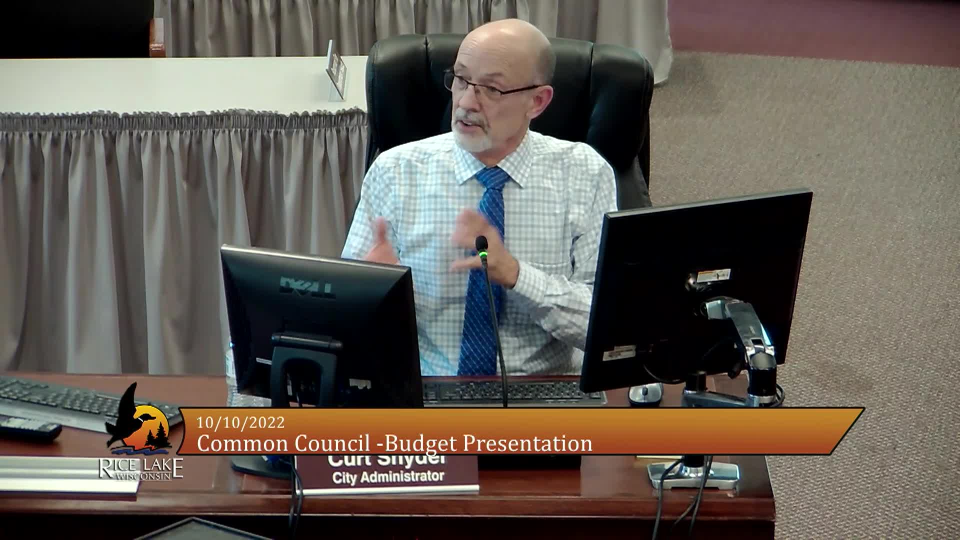Thumbnail image for Rice Lake Council Budget