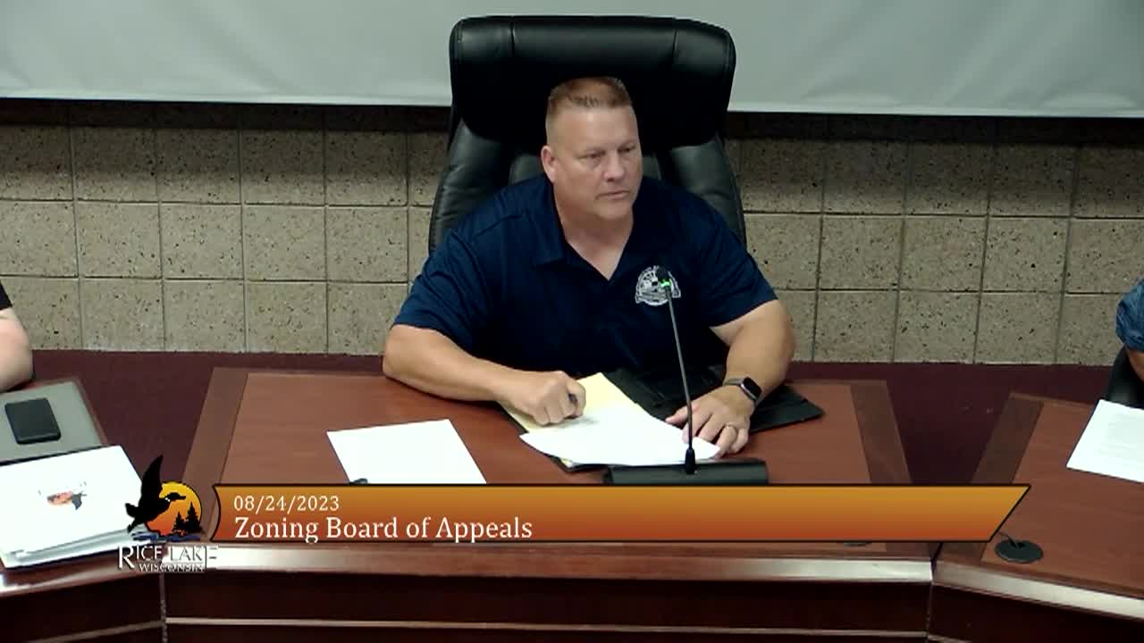 Thumbnail image for Zoning Board of Appeals - 8-24-2023