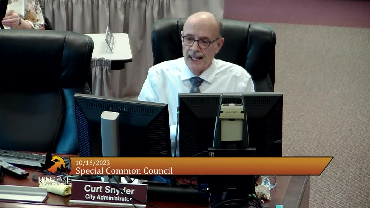 Thumbnail image for Special Common Council - 10-16-2023
