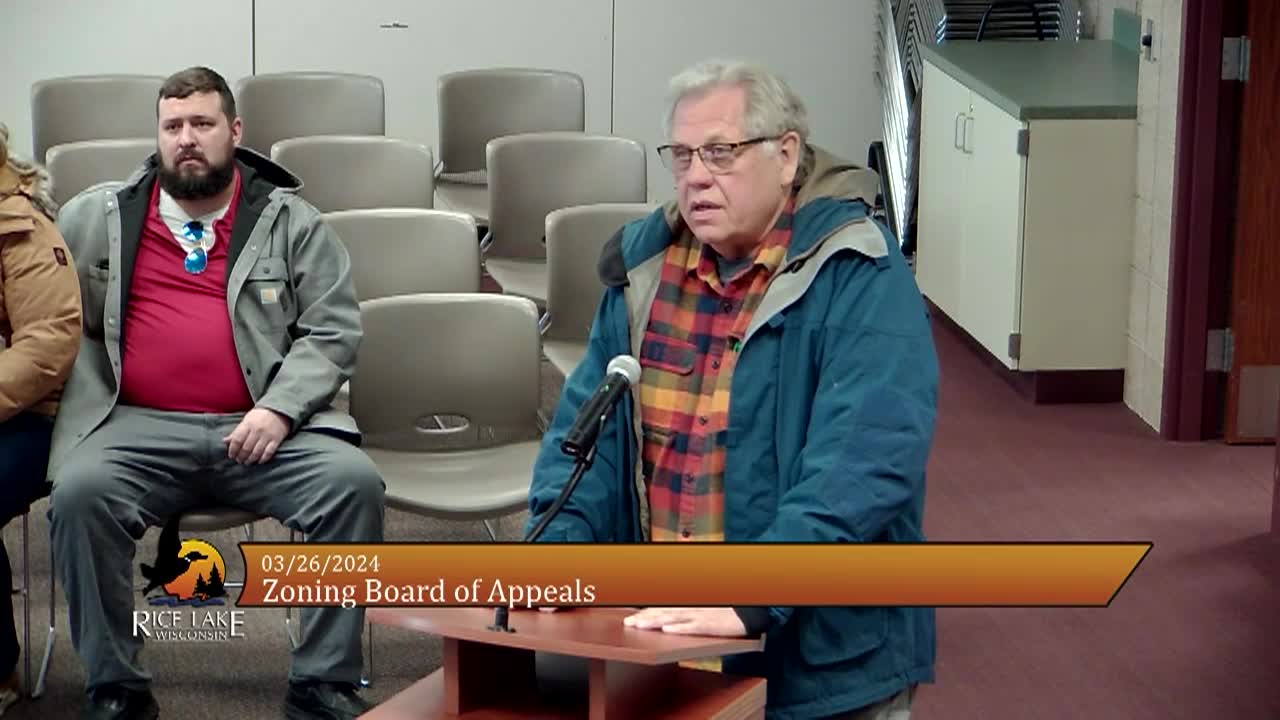 Thumbnail image for Zoning Board of Appeals - 3-26-2024