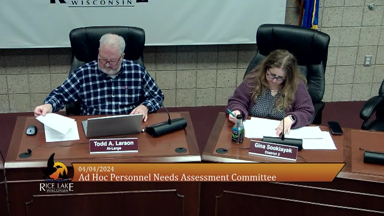 Thumbnail image for Ad Hoc Personnel Needs Committee