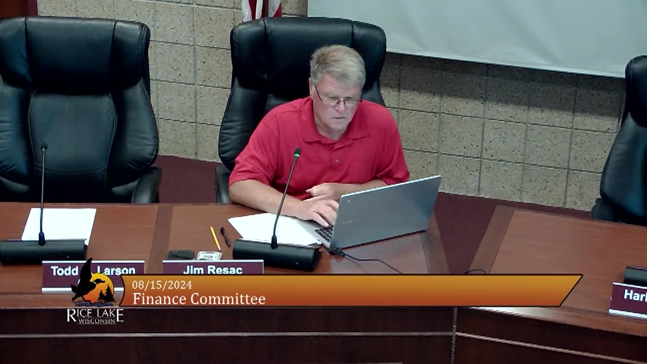 Thumbnail image for Finance Committee - 8-15-2024