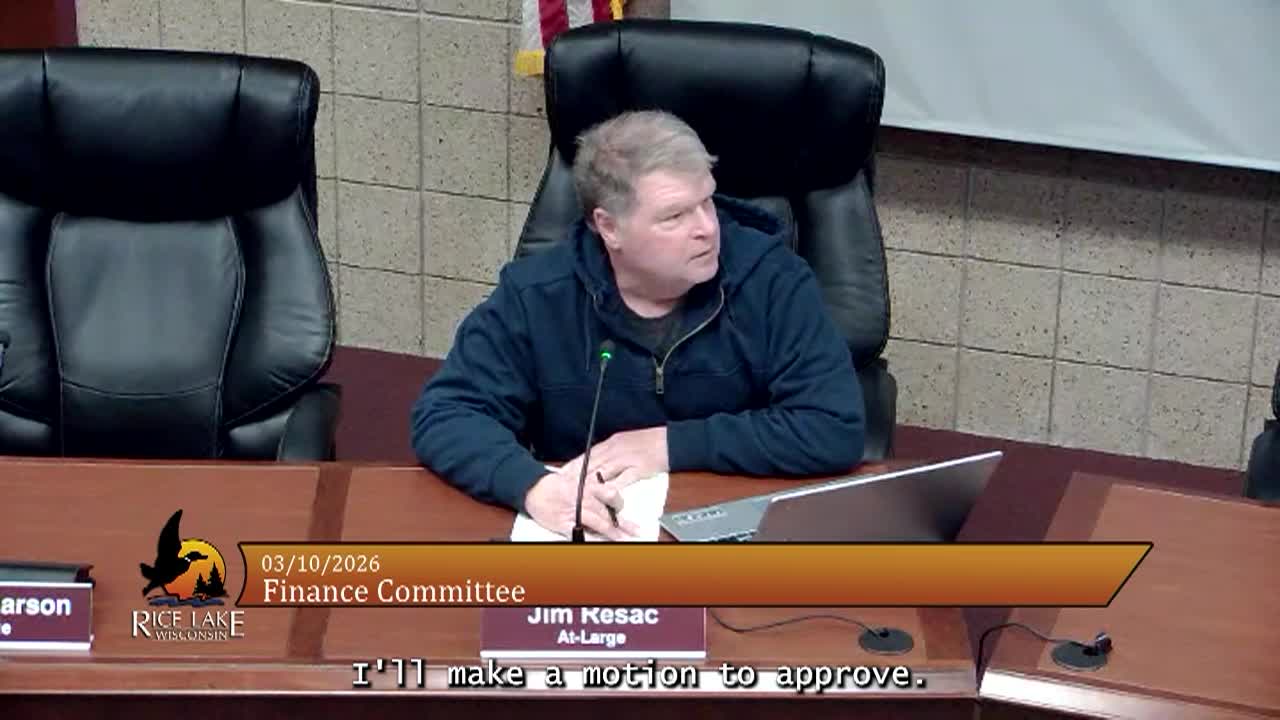 Thumbnail image for Finance Committee - 3-10-2026
