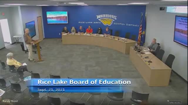 Thumbnail image for Rice Lake Board of Education - Sept 21 2021