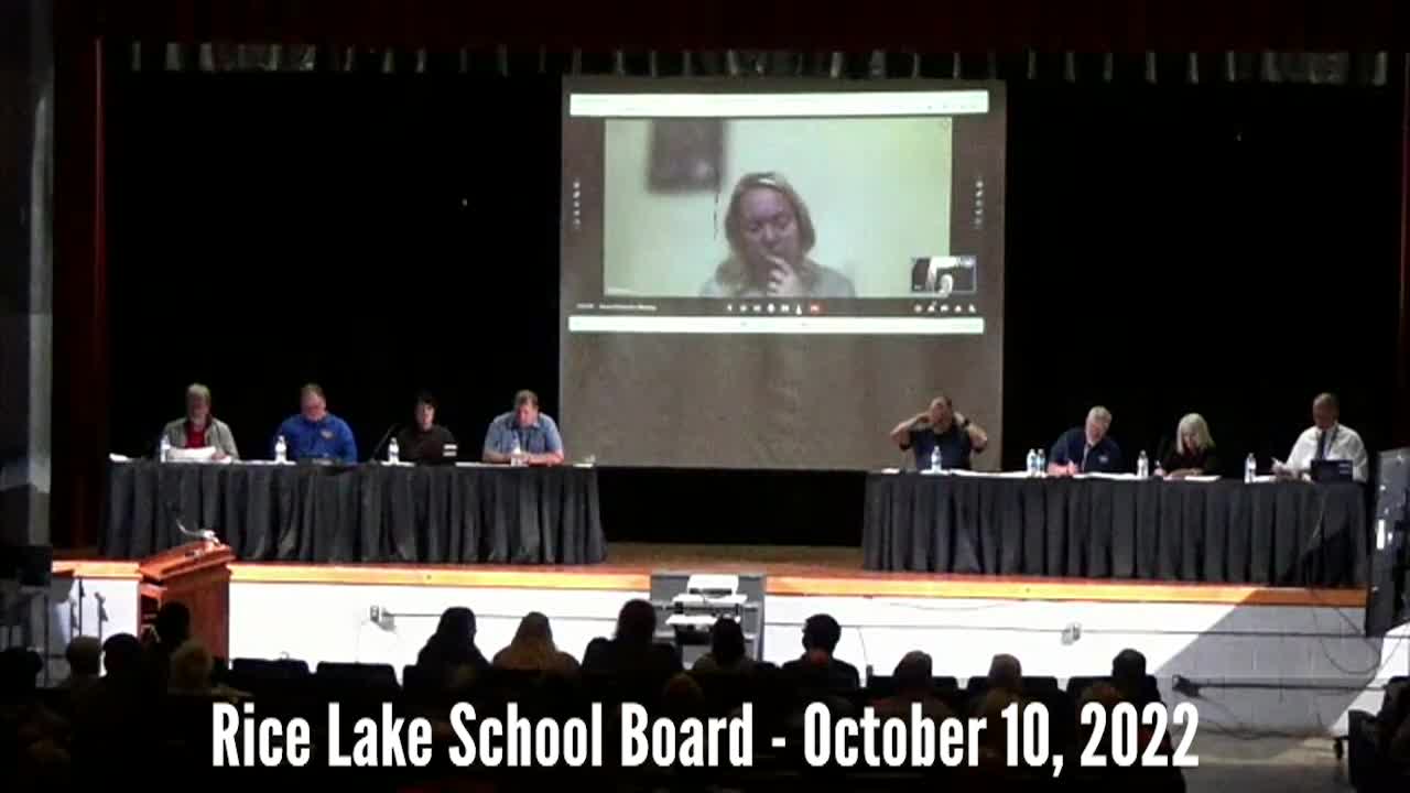 Thumbnail image for Rice Lake School Board - 10-10-2022