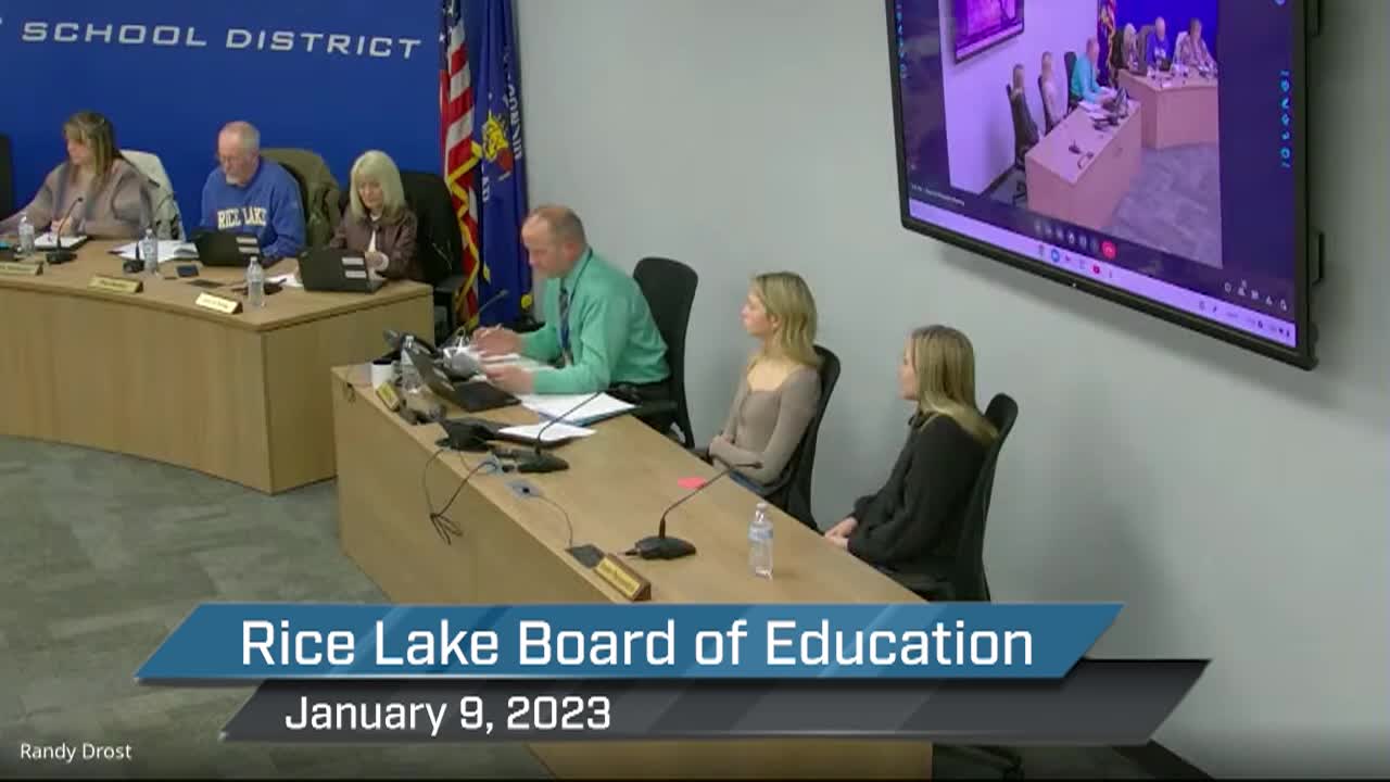 Thumbnail image for Rice Lake Board of Education - 1-9-23