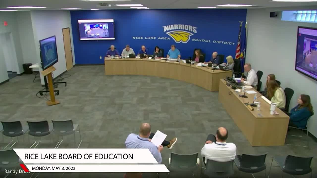 Thumbnail image for Rice Lake School Board - 5-8-2023