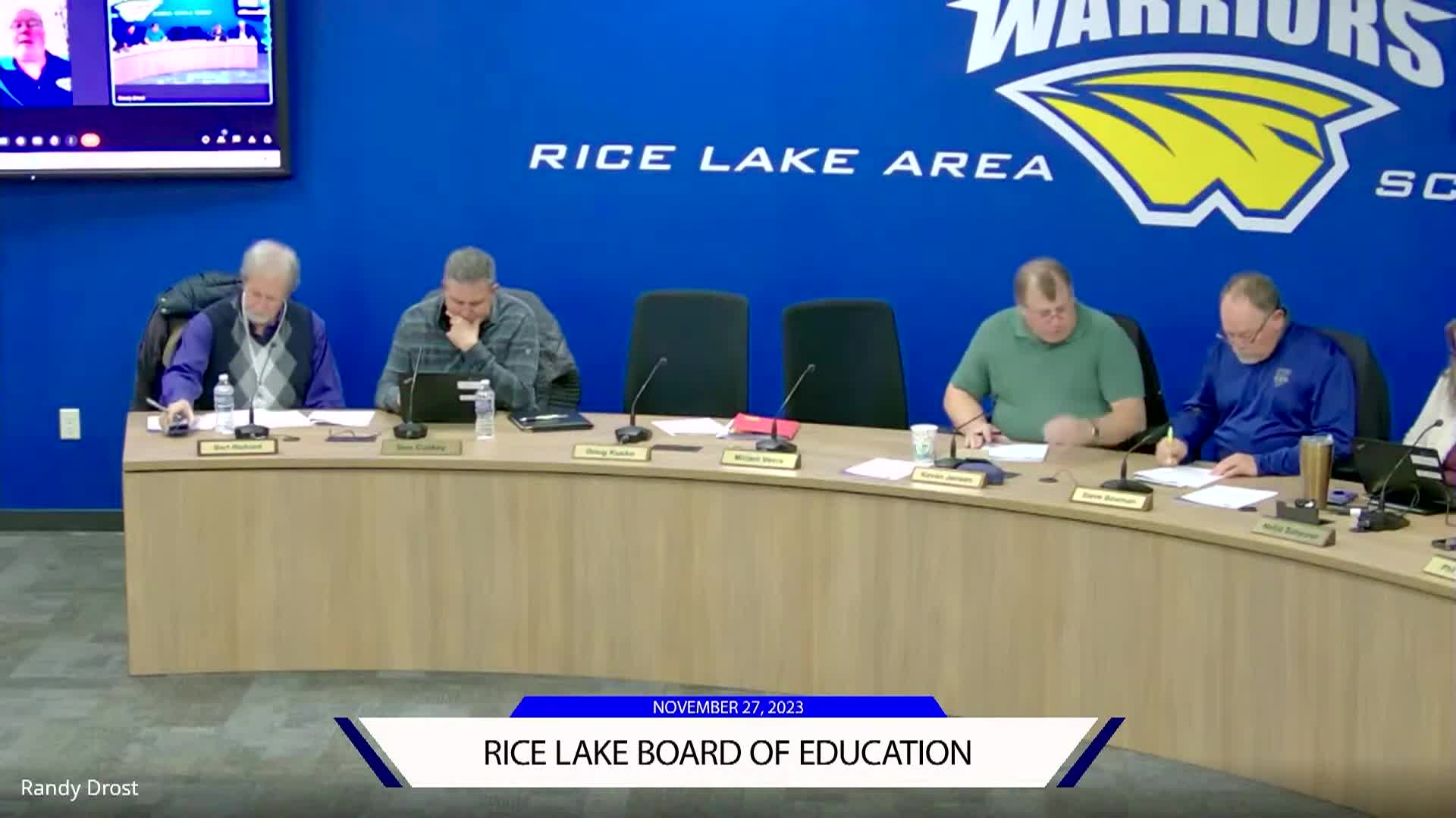 Thumbnail image for Rice Lake Board of Education - November 27, 2023