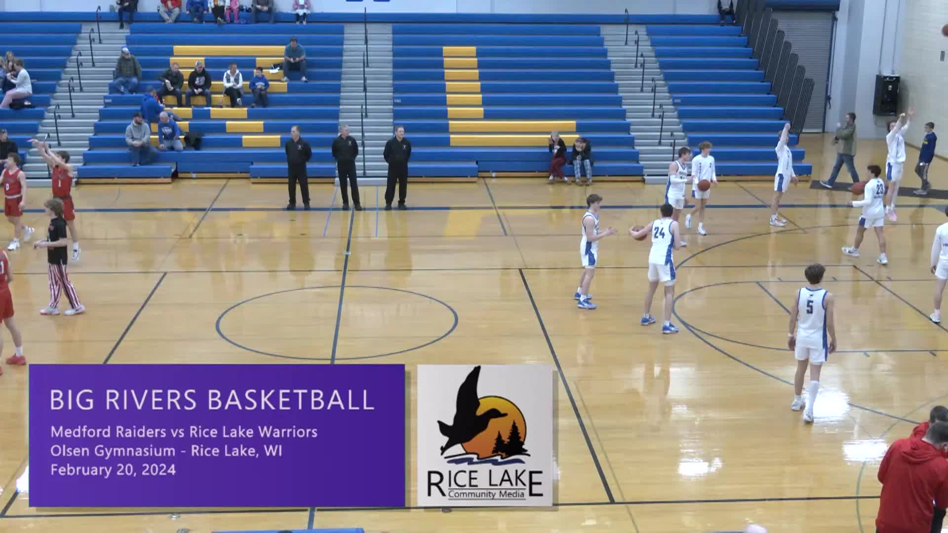 Thumbnail image for RLHS Boys Basketball vs Medford - 2/20/2024