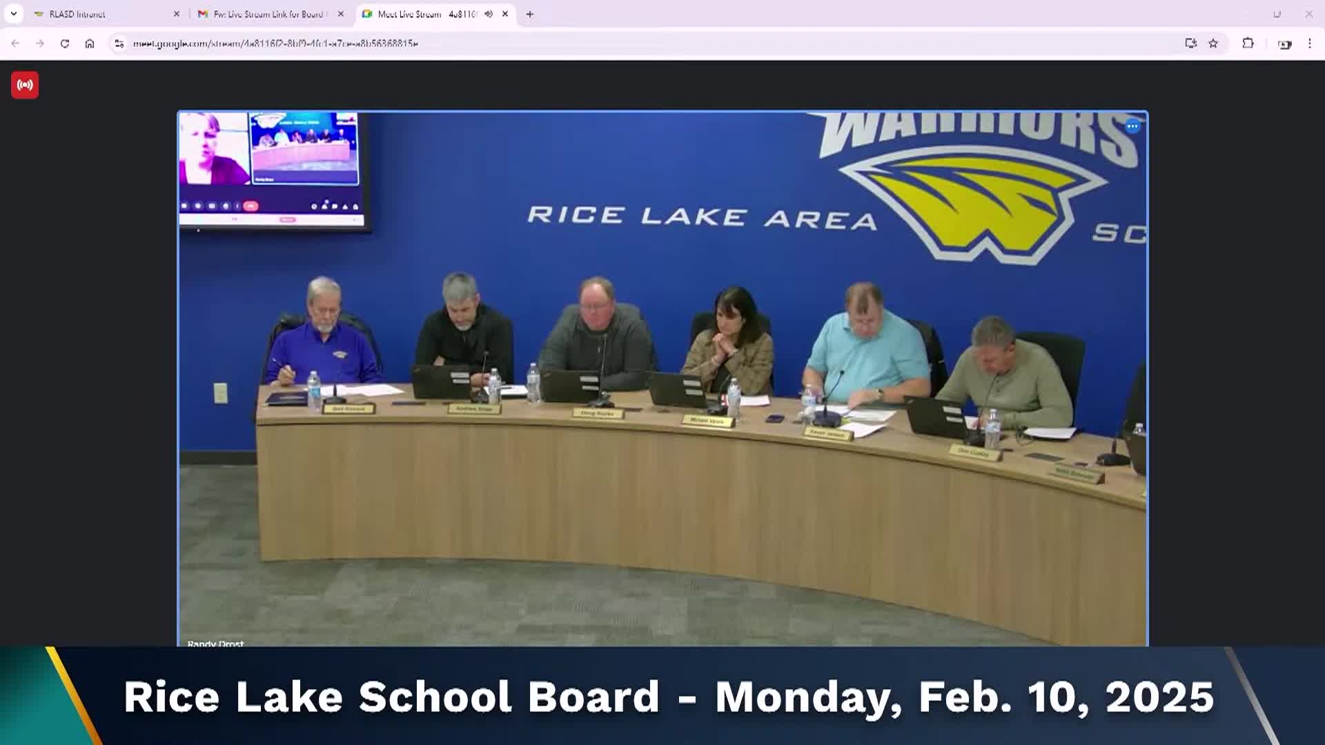 Thumbnail image for Rice Lake School Board